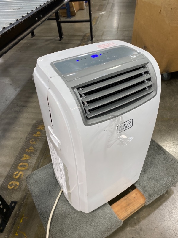 Photo 2 of BLACK+DECKER BPACT14WT Portable Air Conditioner with Remote Control, 7,700 BTU DOE (14,000 BTU ASHRAE), Cools Up to 350 Square Feet, White