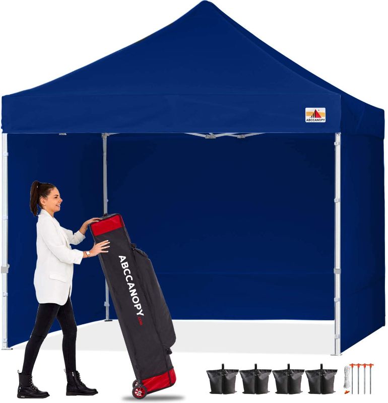 Photo 1 of ABCCANOPY Ez Pop Up Canopy Tent with Sidewalls 10x10 Commercial -Series
