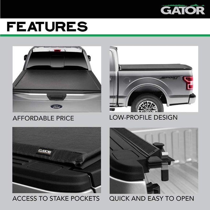 Photo 1 of Gator ETX Soft Roll Up Truck Bed Tonneau Cover 