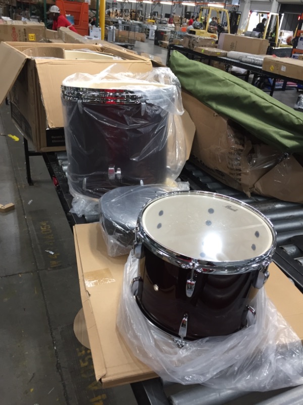 Photo 3 of Pearl Roadshow 5-Piece Rock Drum Set - Wine Red