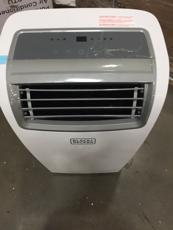 Photo 2 of BLACK+DECKER 8,000 BTU DOE (14,000 BTU ASHRAE) Portable Air Conditioner with Remote Control, White