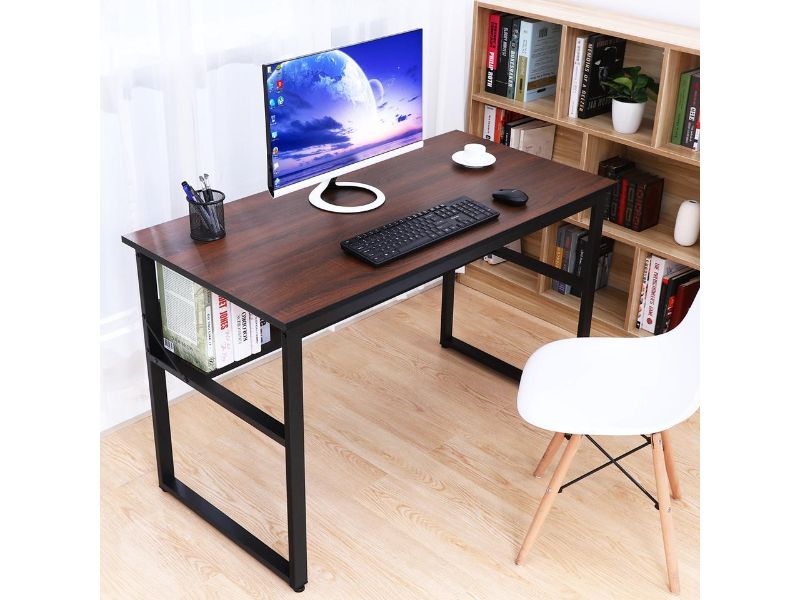 Photo 1 of  47" Computer Desk WITH SMALL SHELF SIMILAR TO STOCK PHOTO