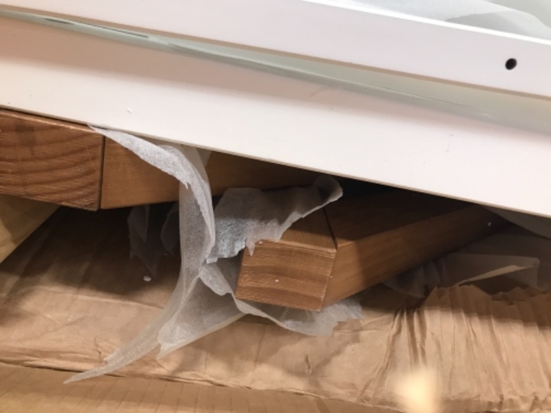 Photo 1 of Storkcraft Equinox 3-in-1 Convertible Crib (Vintage Driftwood) – Easily Converts to Toddler Bed and Daybed, 3-Position Adjustable Mattress Support Base, Modern Two-Tone Design for Contemporary Nursery
