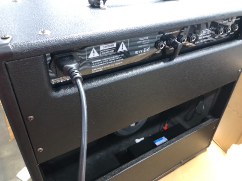 Photo 2 of Monoprice SB12 50-Watts All Tube 2-channel 1x12 Guitar Amp Combo with Spring Reverb, Clean and Overdrive Channels, Powerful - Stage Right Series