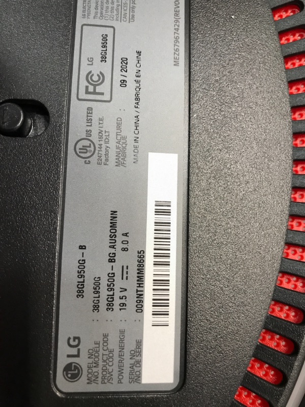 Photo 1 of UltraGear 38" IPS LED UltraWide HD G-SYNC Monitor (HDMI)