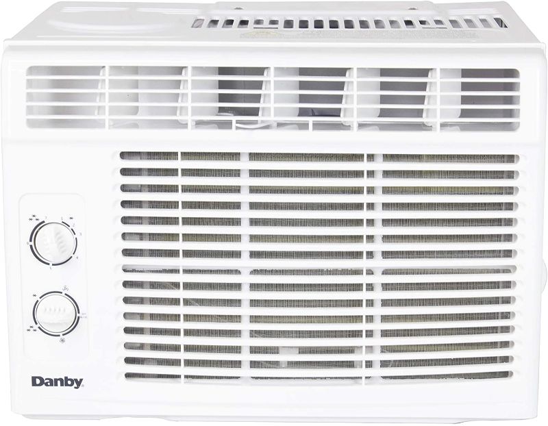 Photo 1 of Danby DAC050MB1WDB 5,000 BTU Window Air Conditioner, 2 Cooling and Fan Settings, Easy to Use Mechanical Rotary Controls, Ideal for Rooms Up to 150 Square Feet, 5000, White
