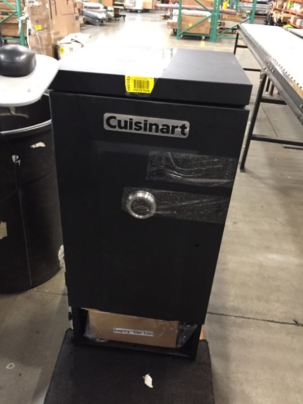 Photo 3 of Cuisinart COS-244 Vertical 36" Propane Smoker, Black
