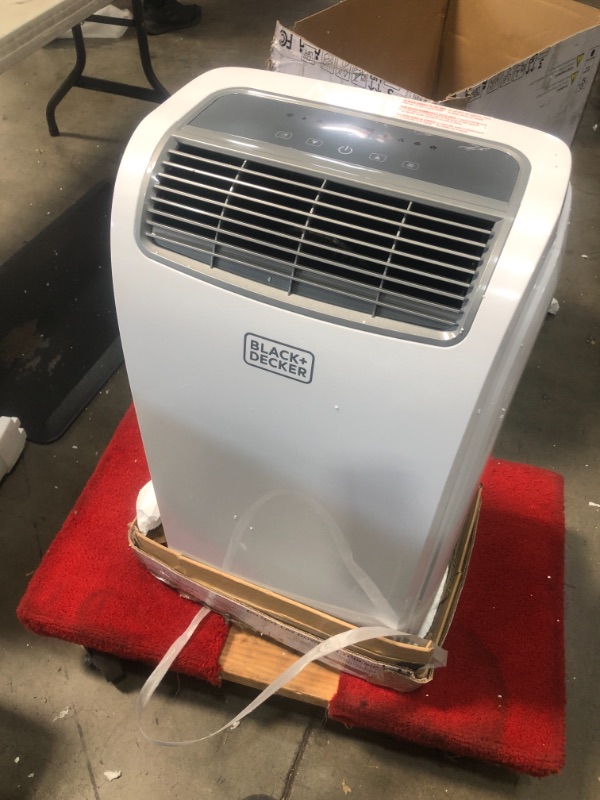 Photo 1 of BLACK+DECKER BPACT10WT Portable Air Conditioner with Remote Control, 10,000 BTU, Cools Up to 250 Square Feet, White
