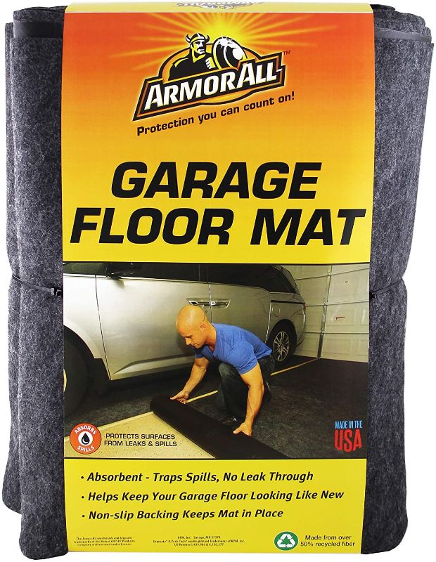 Photo 1 of Armor All AAGFMC22 Charcoal 22' x 8'10" Garage Floor Mat, x Large