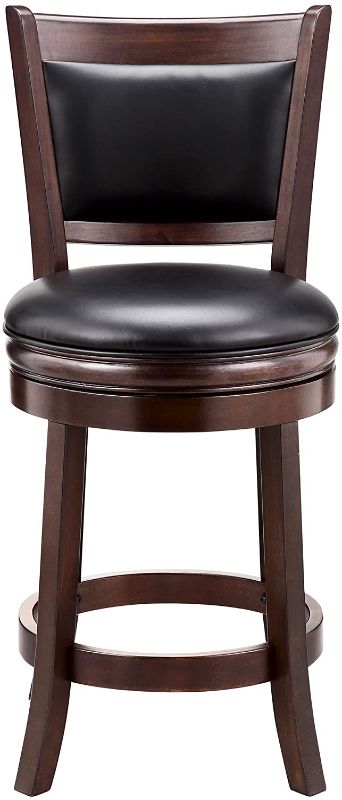 Photo 1 of Ball & Cast Swivel Counter Height Barstool 24 Inch Seat Height Cappuccino