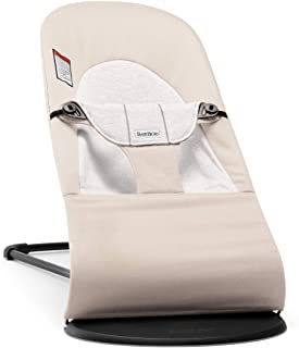 Photo 1 of Babybjorn Balance Soft Bouncer - Beige/Gray, Jersey Cotton