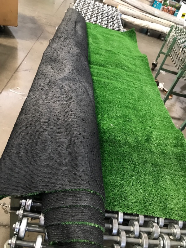 Photo 4 of Artificial Grass Green 6 ft. x 9 ft. Indoor/Outdoor Area Rug
