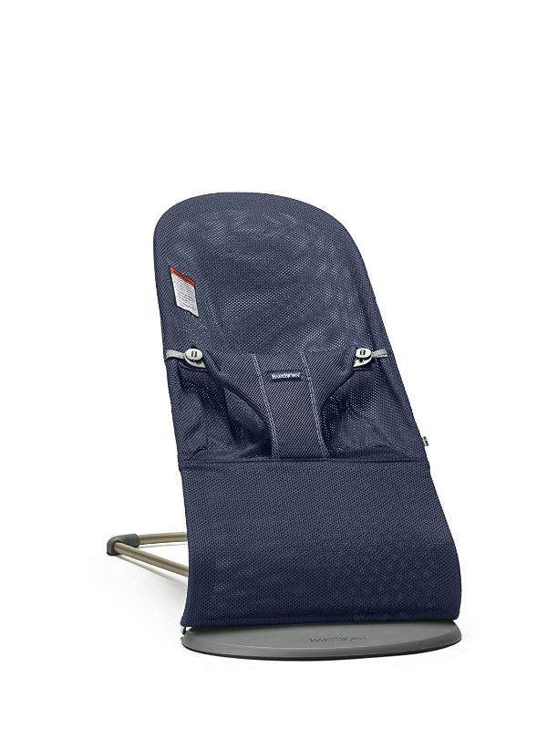 Photo 1 of BabyBjörn Bouncer Bliss, Navy Blue
