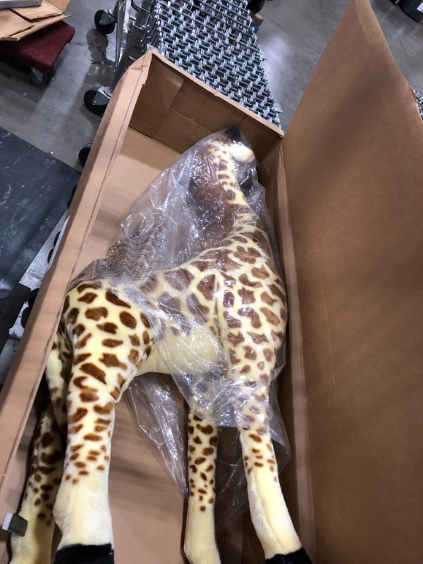 Photo 2 of Melissa & Doug Giant Giraffe - Lifelike Stuffed Animal (over 4 feet tall)
