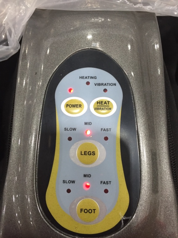 Photo 2 of Foot Massager Machine Shiatsu Foot and Calf/Leg Massager with Heat, Vibration, Kneading, Rolling, Scraping Personal Health Studio Feet Calves Massage for Pain Relief Plantar Fasciitis
