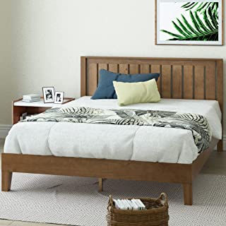 Photo 1 of FULL ZINUS Alexis Deluxe Wood Platform Bed Frame with Headboard / Wood Slat Support / No Box Spring Needed / Easy Assembly, Rustic Pine, Full