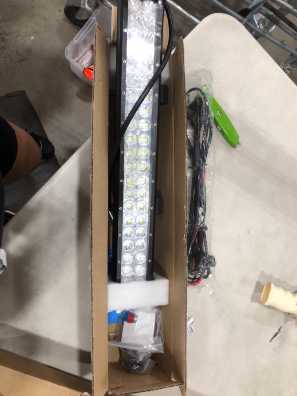 Photo 3 of Nilight 20 Inch 126W Spot Flood Combo Led Light Bar LED Work Light Off Road Lights Driving Lights With Off Road Wiring Harness, 2 Years Warranty