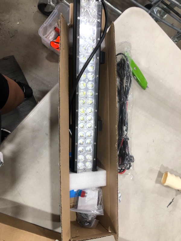 Photo 2 of Nilight 20 Inch 126W Spot Flood Combo Led Light Bar LED Work Light Off Road Lights Driving Lights With Off Road Wiring Harness, 2 Years Warranty