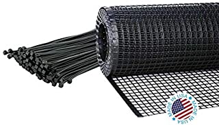 Photo 1 of Kidkusion Heavy Duty Deck Guard, Black - 30' L x 3' H | Made in USA; Indoor/Outdoor Balcony and