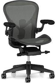 Photo 1 of Herman Miller Aeron Ergonomic Chair Chair dimensions: 41" H x 27" W x 16.75" D. Seat heights: 16”-20.5”.