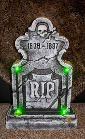 Photo 1 of Halloween decor tombstone 