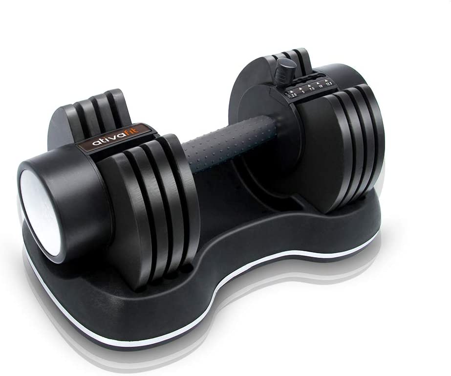 Photo 1 of Ativafit Adjustable Dumbbell for Workout Strength Training Fitness Weight Gym (Single)

