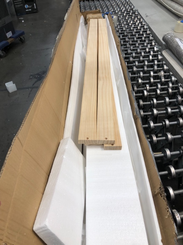 Photo 1 of GENERAL ITEM UNKNOWN , 75" X 5.6" IN WOOD PLANK, SHELF OR BED WOOD FRAME 
**NOMANUAL INCLUDED**