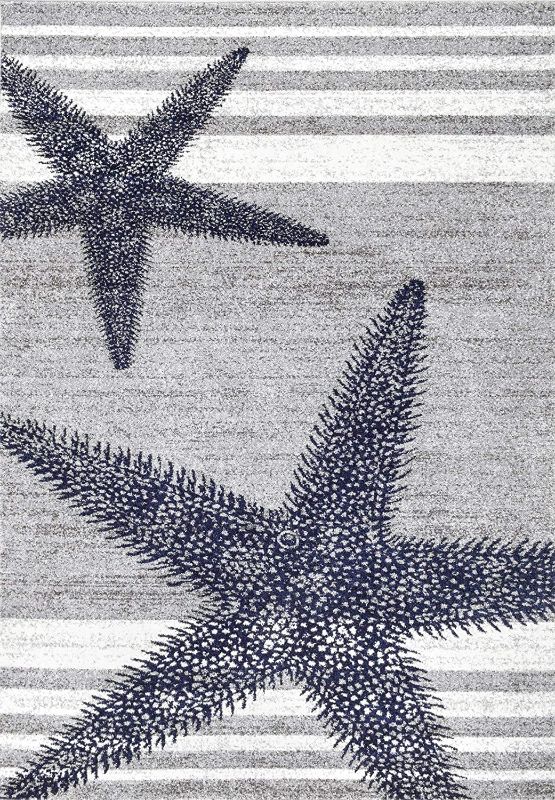 Photo 1 of nuLOOM Thomas Paul Starfish Area Rug, 8 Feet 2 Inch x 11 Feet 6 Inch, Grey
