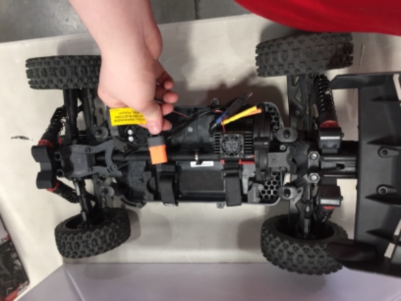 Photo 3 of ARRMA 1/8 Typhon 4X4 V3 3S BLX Brushless Buggy RC Truck RTR (Transmitter and Receiver Included, Batteries and Charger Required), Red, ARA4306V3