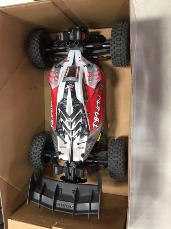 Photo 2 of ARRMA 1/8 Typhon 4X4 V3 3S BLX Brushless Buggy RC Truck RTR (Transmitter and Receiver Included, Batteries and Charger Required), Red, ARA4306V3