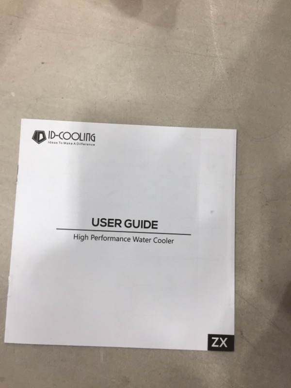 Photo 3 of ID-COOLING ZOOMFLOW 360X Snow CPU Water Cooler 5V Addressable RGB AIO Cooler 360mm CPU Liquid Cooler 3X120mm RGB Fan, Intel 115X/1200/2066, AMD AM4