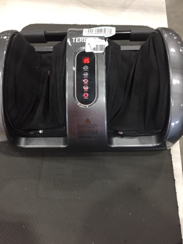 Photo 2 of Foot Massager Machine Shiatsu Foot and Calf/Leg Massager with Heat Deep Kneading Therapy Relieve Foot Pain from Plantar Fasciitis Improve Blood Circulation...