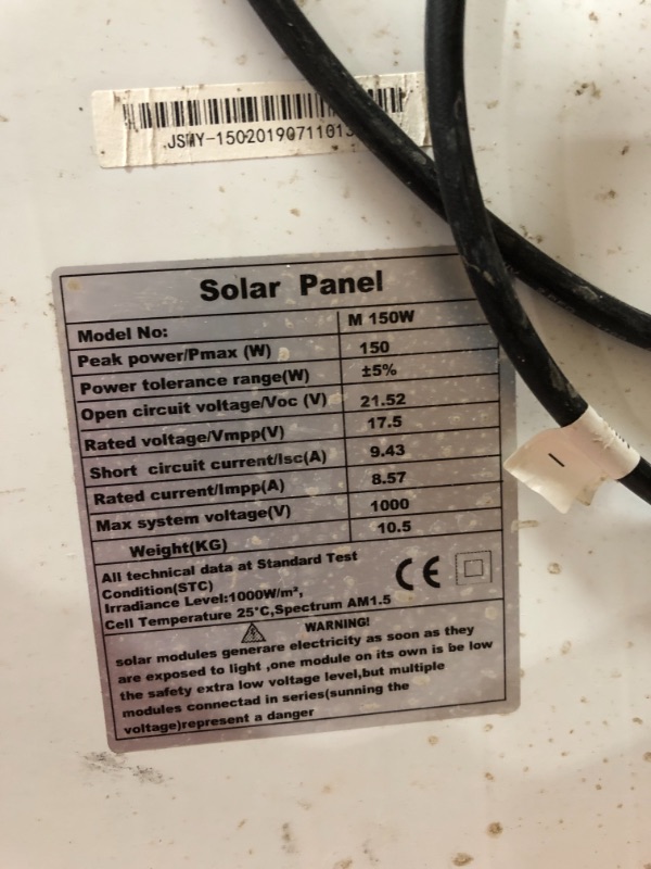 Photo 2 of Renogy 100 Watt 12 Volt Monocrystalline Solar Panel, Compact Design 42.4 X 20.0 X 1.38 in, High Efficiency Module PV Power for Battery Charging Boat, Caravan, RV and Any Other Off Grid Applications
