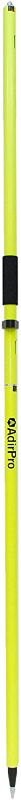 Photo 1 of AdirPro 2m Two-Piece GPS Rover Rod – Lightweight & Accurate Aluminum Surveying Rod w/Replaceable Metal Tip – For Professional & Personal Use (Fluorescent Yellow)
