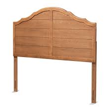 Photo 1 of Baxton Studio Clive Farmhouse Ash Walnut King Headboard
