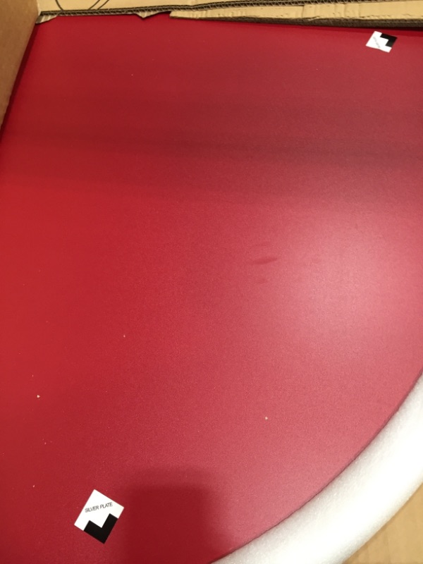 Photo 1 of 45"  reversible tabletop red/yellow