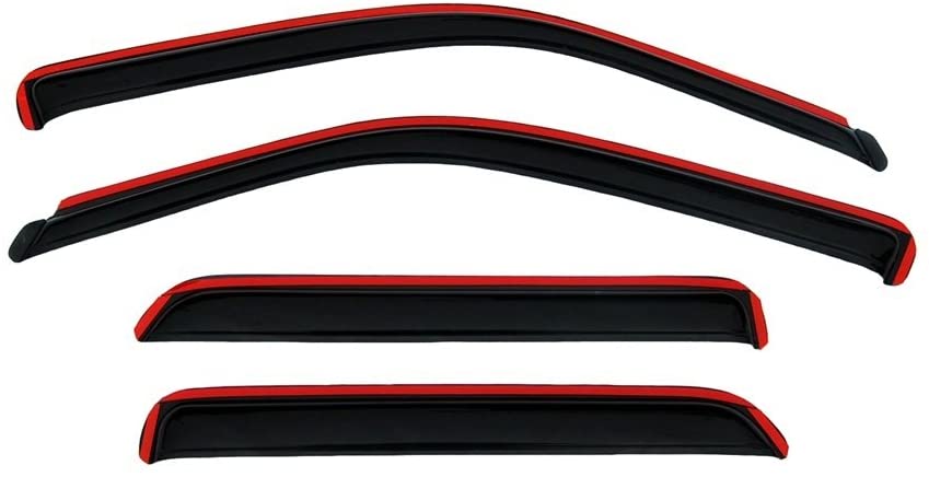 Photo 1 of Auto Ventshade AVS 194914 In-Channel Ventvisor Side Window Deflector, 4-Piece Set for 2007-2013 Toyota Yaris
