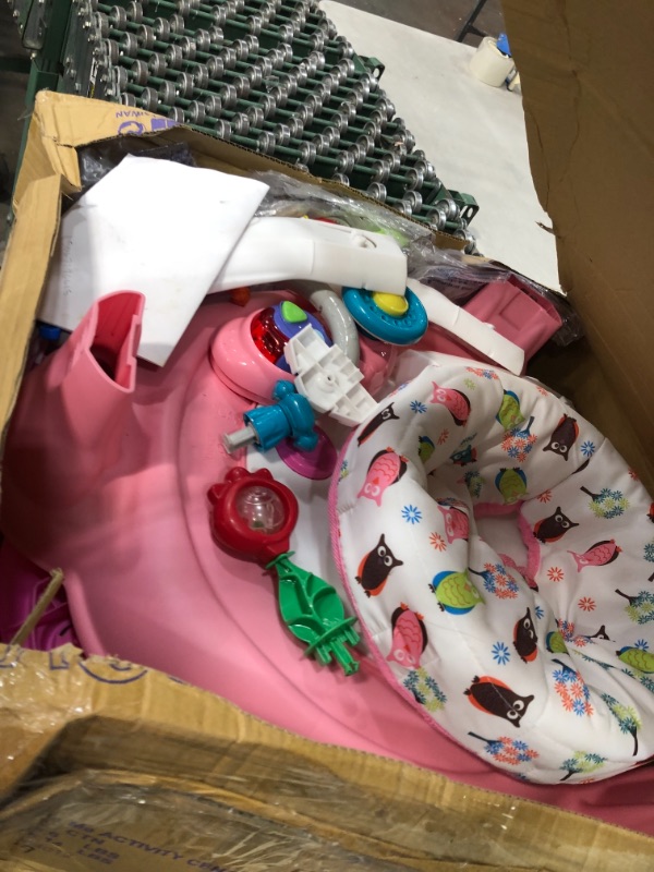 Photo 1 of Dream on Me Extravaganza 3 in 1 Activity Center Bouncer Play Table in Pink
