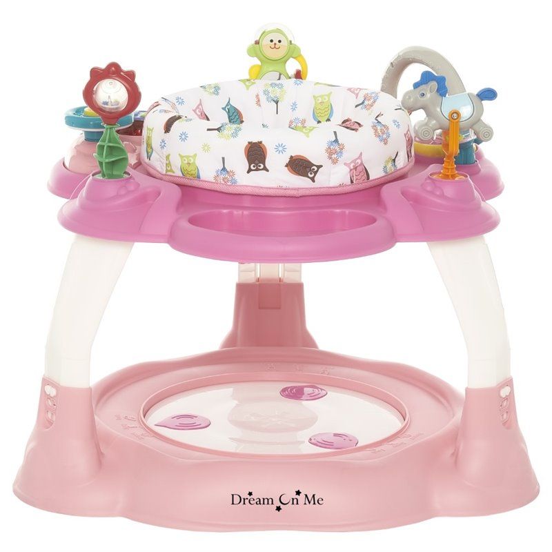 Photo 1 of Dream on Me Extravaganza 3 in 1 Activity Center Bouncer Play Table in Pink
