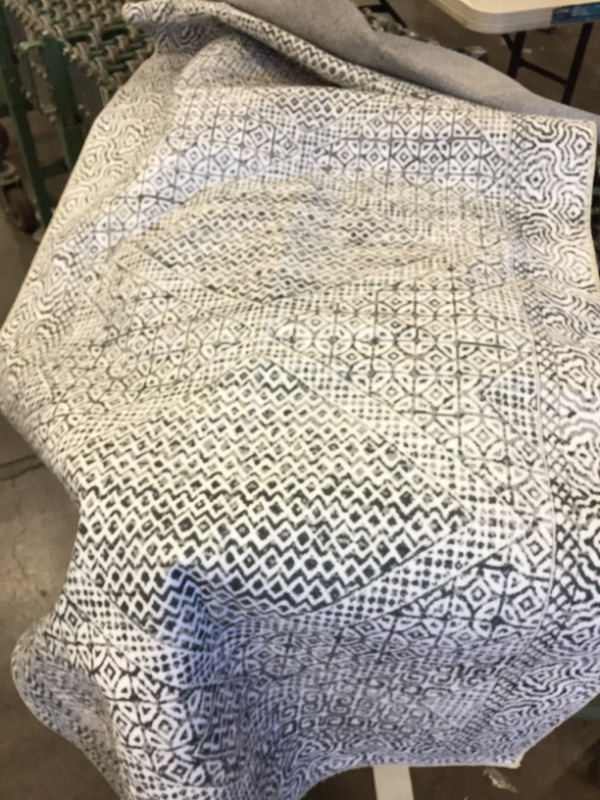 Photo 1 of 
nuLOOM Hart Machine Washable Abstract Tribal Area Rug, 2' 6" x 8', Grey