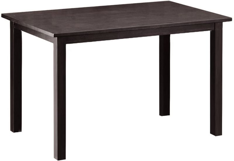 Photo 1 of Baxton Studio Andrew Dining Table, 47.75" W x 30" D X 29.5" H, Dark Brown
