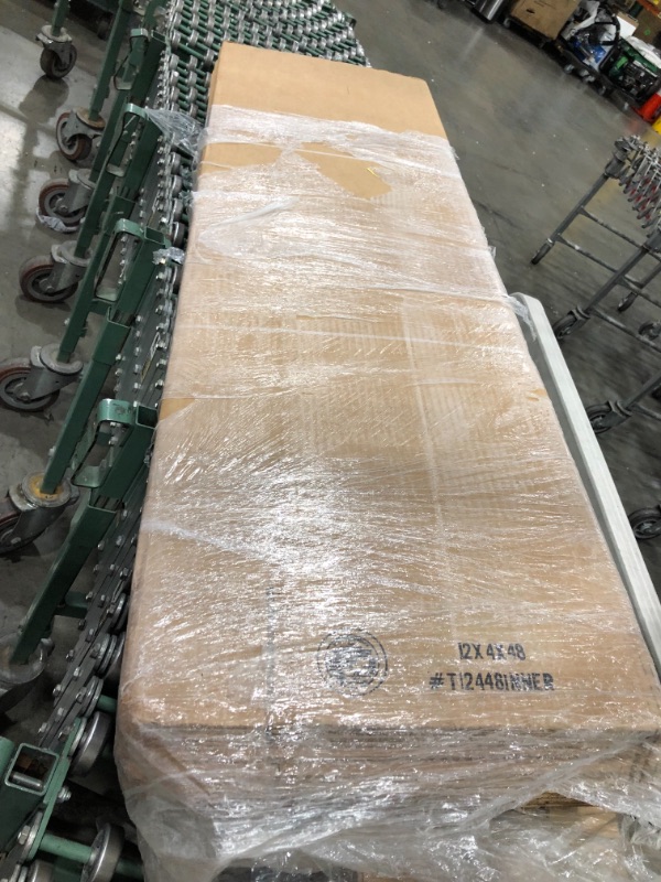 Photo 1 of BOX USA 15 Pack of Corrugated Cardboard Boxes, 12" L x 4" W x 48" H, Kraft, Shipping, Packing and Moving
