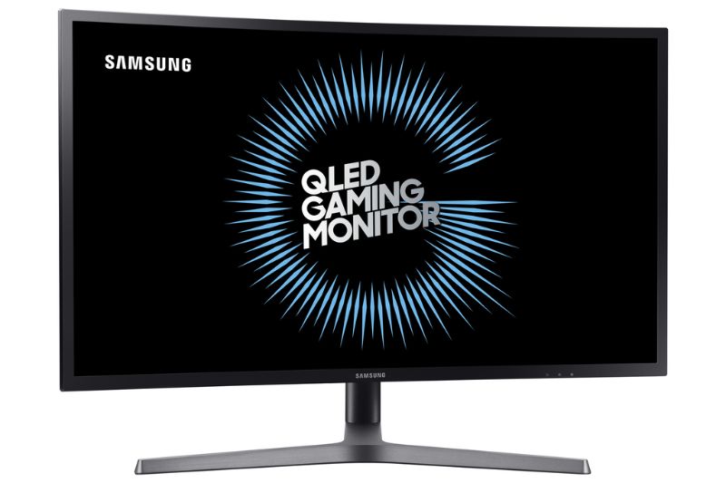 Photo 1 of SAMSUNG C32HG70 Dark Blue Black 31.5" 1ms HDMI Widescreen LED Backlight 144Hz Curved LED Monitor w/ FreeSync 2 350cd/m2 (Typical), 600 cd/m2 (Peak Brightness) 3000:1(Typ), 2400:1(Min)