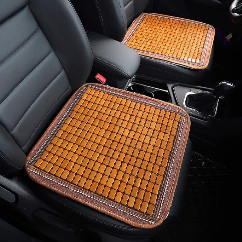 Photo 1 of 2PCS Bamboo Chair Cushions Summer Car Seat Cushion Seat Pad, Breathable/ Anti-Slip Size 45X45Cm
