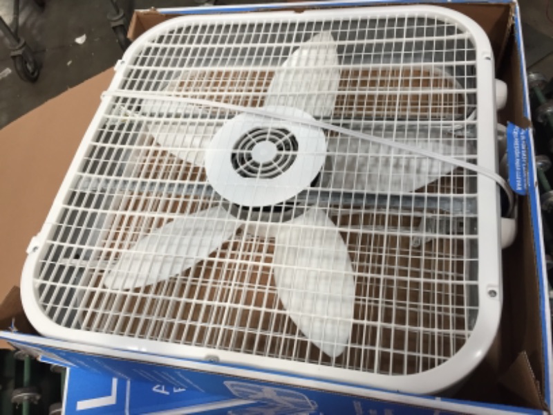 Photo 2 of 20 in. Air Circulating Box Fan with 3 Speeds