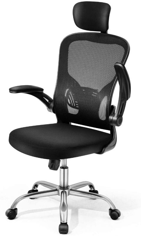 Photo 1 of PARTS ONLY
Adjustable Office Chair Ergonomic Mesh Chair High Back Computer Desk Chair with High Rebound Seat and Adjustable Headrest
