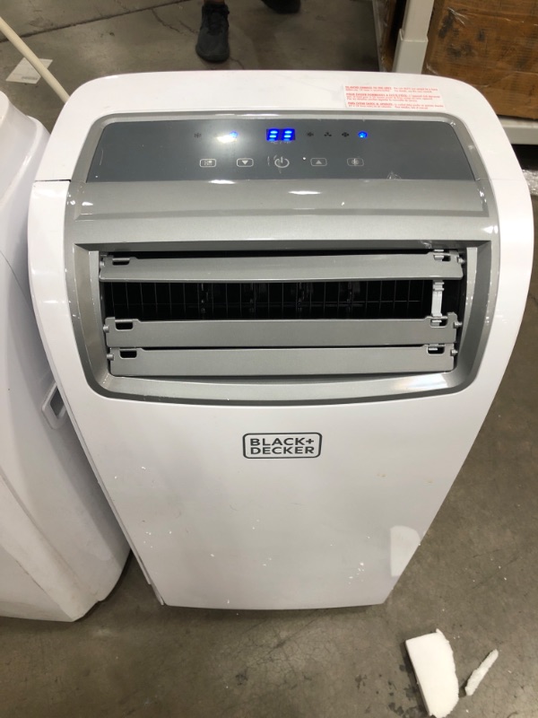 Photo 2 of BLACK+DECKER BPACT14WT Portable Air Conditioner with Remote Control, 7,700 BTU DOE (14,000 BTU ASHRAE), Cools Up to 350 Square Feet, White
