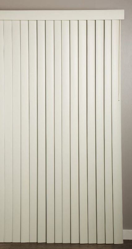 Photo 1 of Achim Home Furnishings Vertical Blinds, 78" Wide 84" long., Ribbed Alabaster