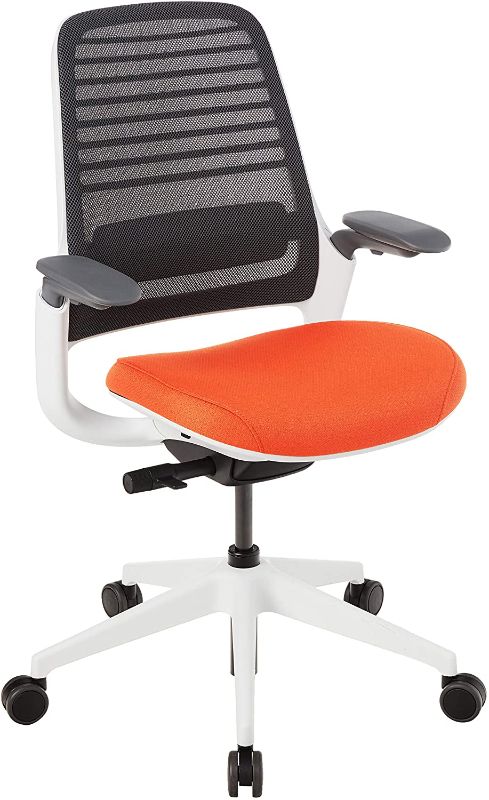 Photo 1 of Steelcase Series 1 Office Chair, Hard Floor Casters, Graphite/Pumpkin
