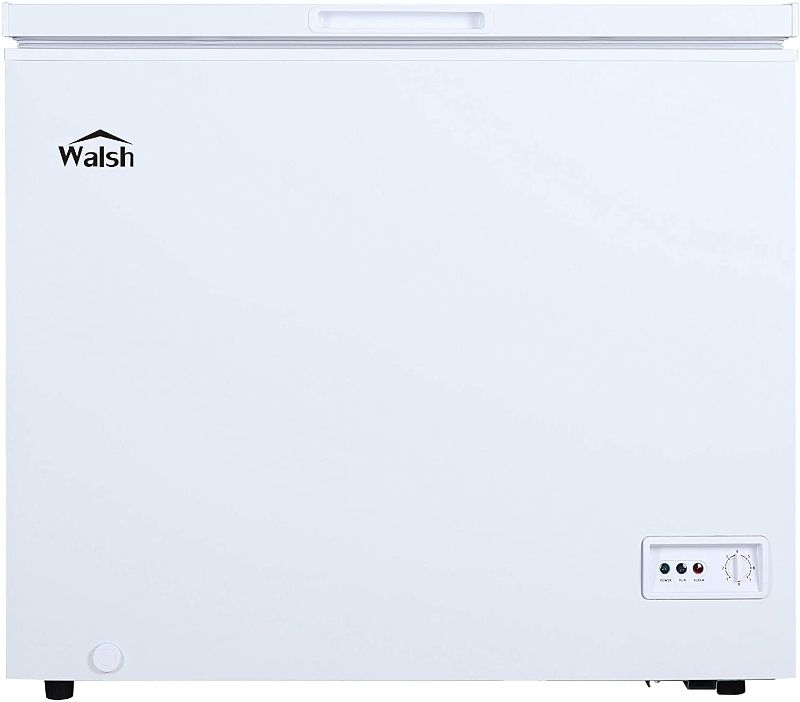 Photo 1 of WALSH WSF70CWED01 Manual Defrost Deep Chest Freezer, Mechanical Temperature Control, 7.0 Cu.Ft, White, 7 Cu Ft
